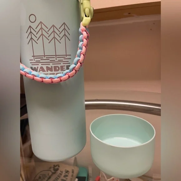 💧HYDRO FLASK- 40 oz.Mouth Water Bottle with Flex Straw Cap with Boot and Handle